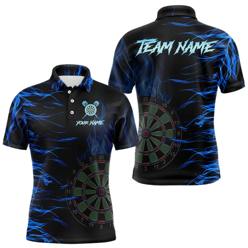 Personalized Blue Flaming 3D Fire Dart Custom Team Dart and