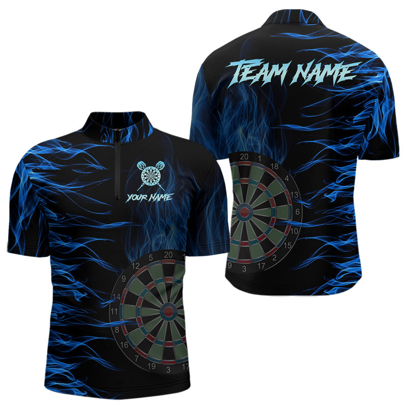 Personalized Blue Flaming 3D Fire Dart Custom Team Dart and