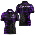 Personalized Purple Flaming 3D Fire Dart Custom Team Dart and