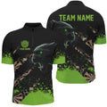 Green Grunge Custom 3D Panther Darts, Funny Darts Outfit Darts Team