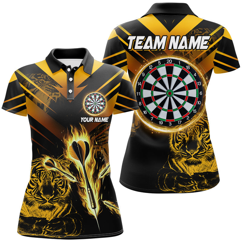 Yellow Arrow Fire Custom Tiger Darts, Darts League Personalized Dart