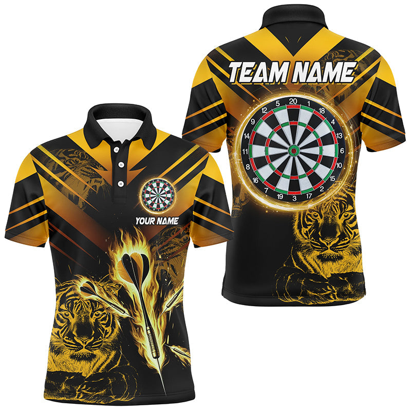 Yellow Arrow Fire Custom Tiger Darts, Darts League Personalized Dart
