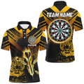 Yellow Arrow Fire Custom Tiger Darts, Darts League Personalized Dart