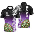 Personalized 3D Dart Board Purple Version Men Custom Dart League Dart