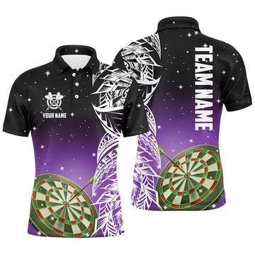 Personalized 3D Dart Board Purple Version Men Custom Dart League Dart