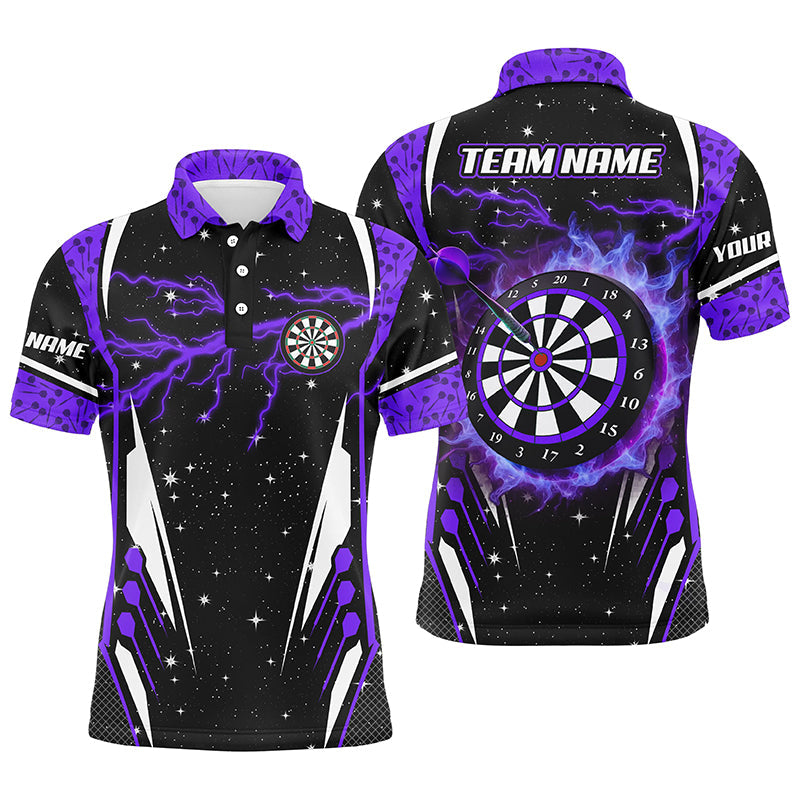 Personalized Thunder Lightning Purple Dart Men Custom Team League Dart