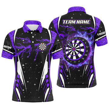 Personalized Thunder Lightning Purple Dart Men Custom Team League Dart