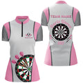 Pink Darts Queen 180 Women Darts Quarter-Zip Best Customized Mother's Day Darts Gifts
