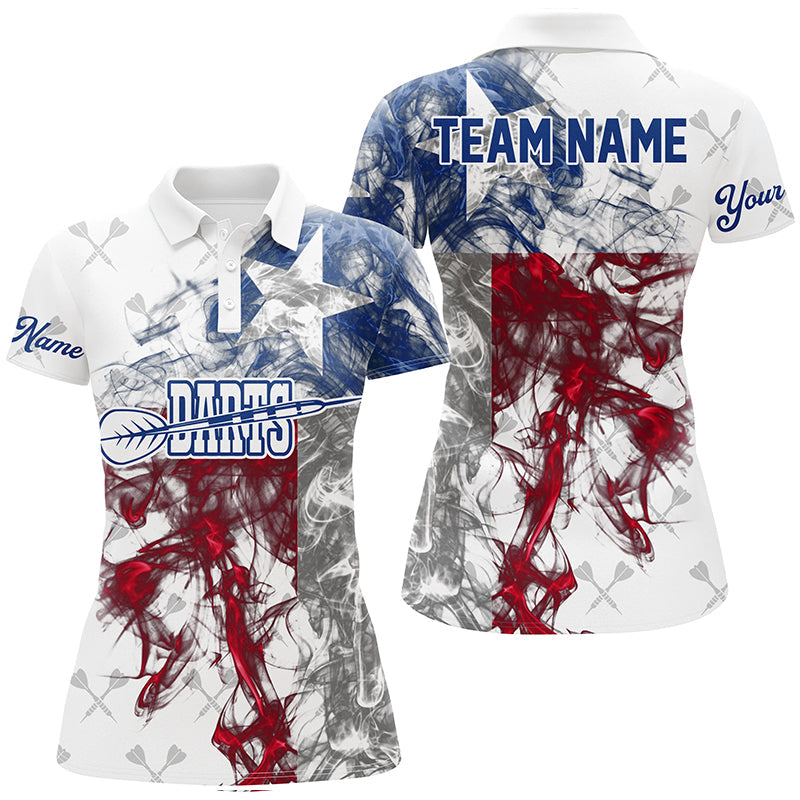 Customized Darts Pattern Grunge Texas Flag Smoke Men Darts Custom Patriotic Darts