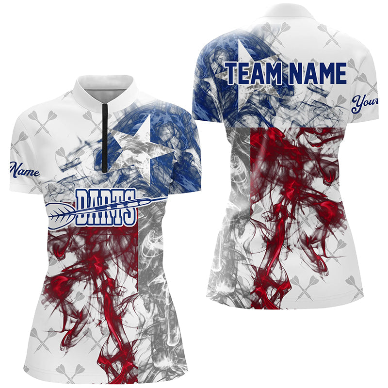 Customized Darts Pattern Grunge Texas Flag Smoke Men Darts Custom Patriotic Darts