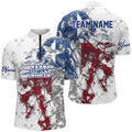 Customized Darts Pattern Grunge Texas Flag Smoke Men Darts Custom Patriotic Darts
