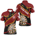 Personalized Red Darts Tournament and Custom 3D Darts Board Team