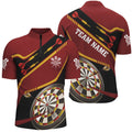 Personalized Red Darts Tournament and Custom 3D Darts Board Team