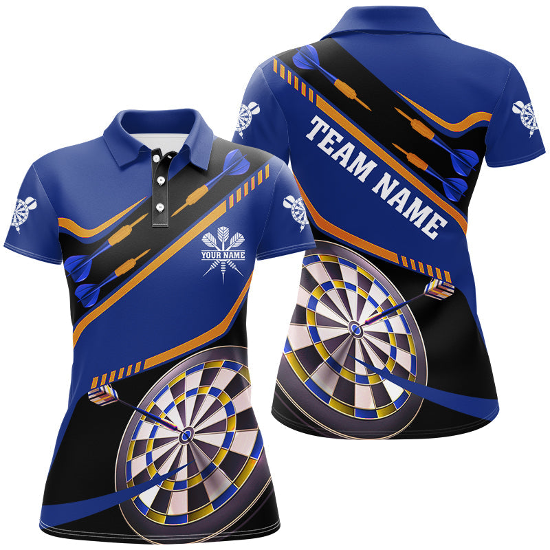 Personalized Blue Darts Tournament and Custom 3D Darts Board Team