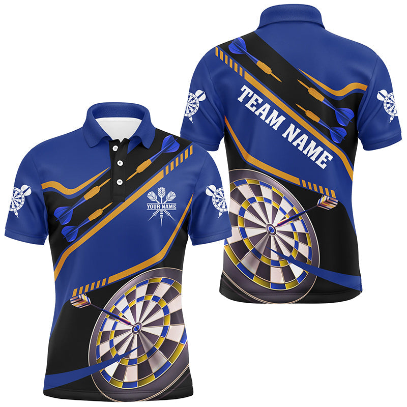 Personalized Blue Darts Tournament and Custom 3D Darts Board Team