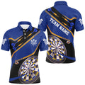 Personalized Blue Darts Tournament and Custom 3D Darts Board Team