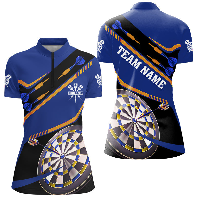 Personalized Blue Darts Tournament and Custom 3D Darts Board Team