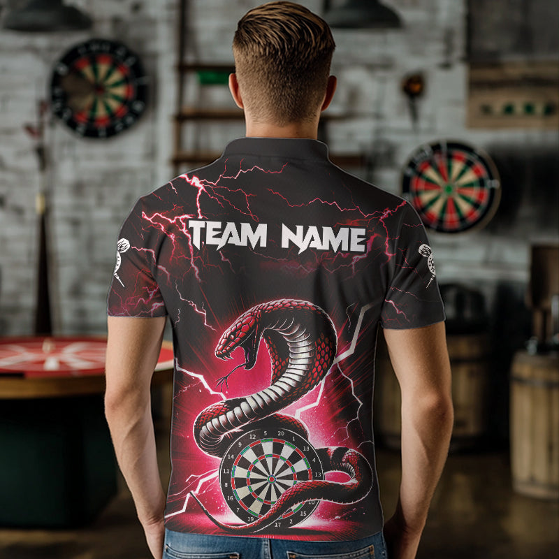 Red Thunder Lightning Custom Cobra Snake Men Dart Best Dart Dart Team