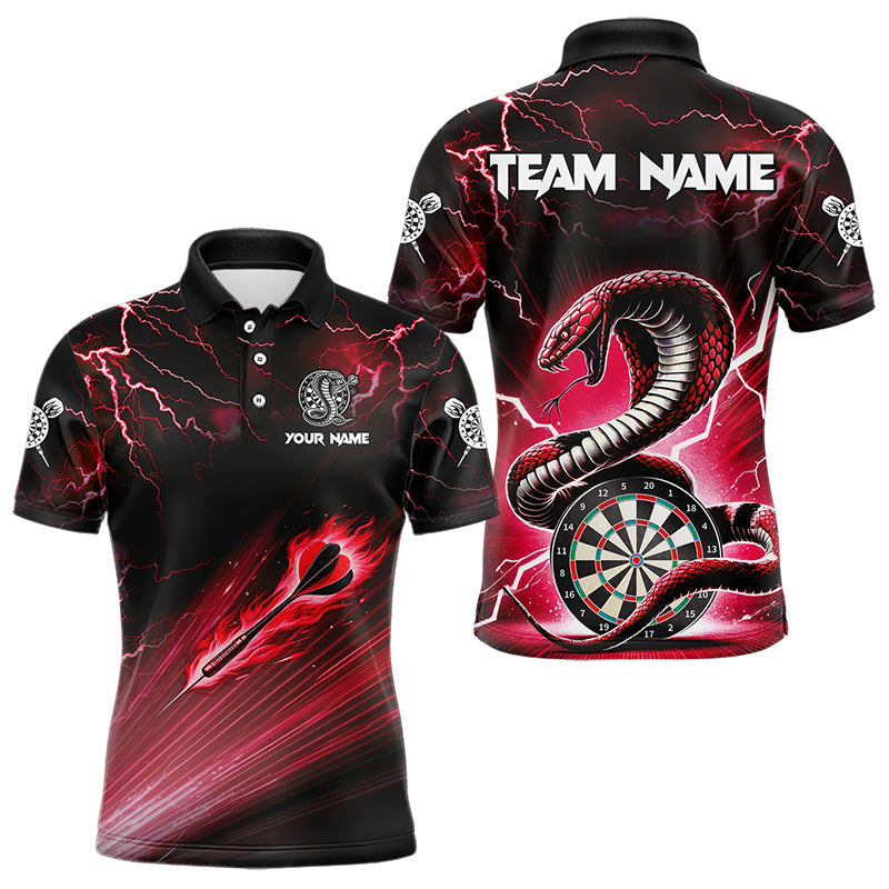 Red Thunder Lightning Custom Cobra Snake Men Dart Best Dart Dart Team
