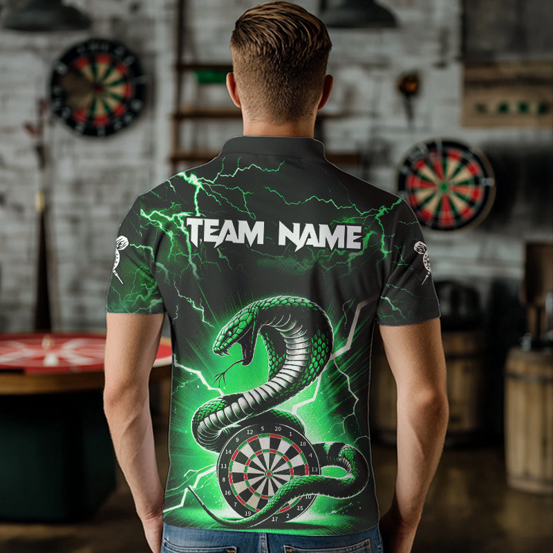 Green Thunder Lightning Custom Cobra Snake Men Dart Best Dart Dart Team