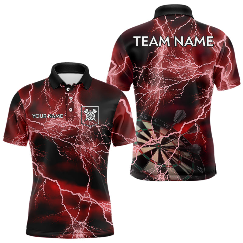Black And Red Thunder Lightning Dart Custom 3D Darts Team