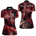 Black And Red Thunder Lightning Dart Custom 3D Darts Team