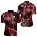 Black And Red Thunder Lightning Dart Custom 3D Darts Team