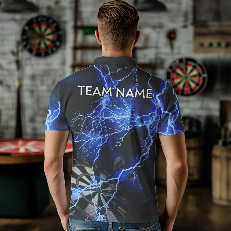 Blue And Black Thunder Lightning Dart Custom 3D Darts Team
