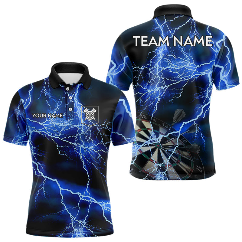 Blue And Black Thunder Lightning Dart Custom 3D Darts Team