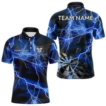 Blue And Black Thunder Lightning Dart Custom 3D Darts Team