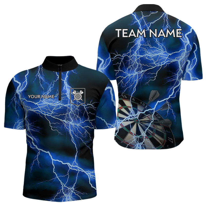 Blue And Black Thunder Lightning Dart Custom 3D Darts Team