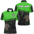 Personalized Death Skeleton Custom Green Darts and Quarter-Zip, Cool Darts