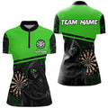 Personalized Death Skeleton Custom Green Darts and Quarter-Zip, Cool Darts
