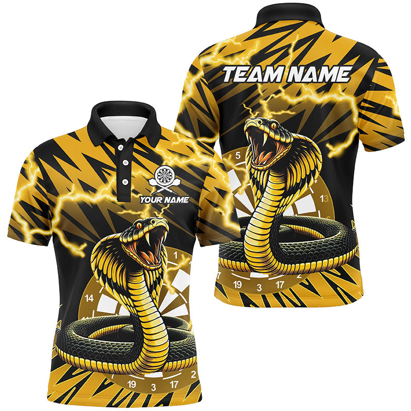 Personalized Yellow Black Snakes 3D Printed Darts, Thunder Lightning Darts
