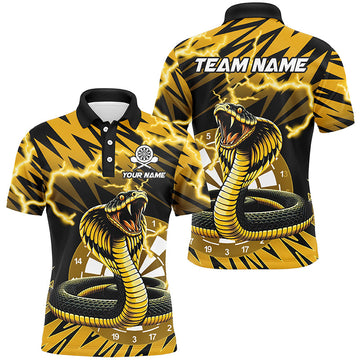 Personalized Yellow Black Snakes 3D Printed Darts, Thunder Lightning Darts