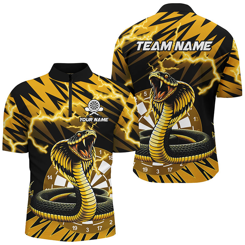 Personalized Yellow Black Snakes 3D Printed Darts, Thunder Lightning Darts