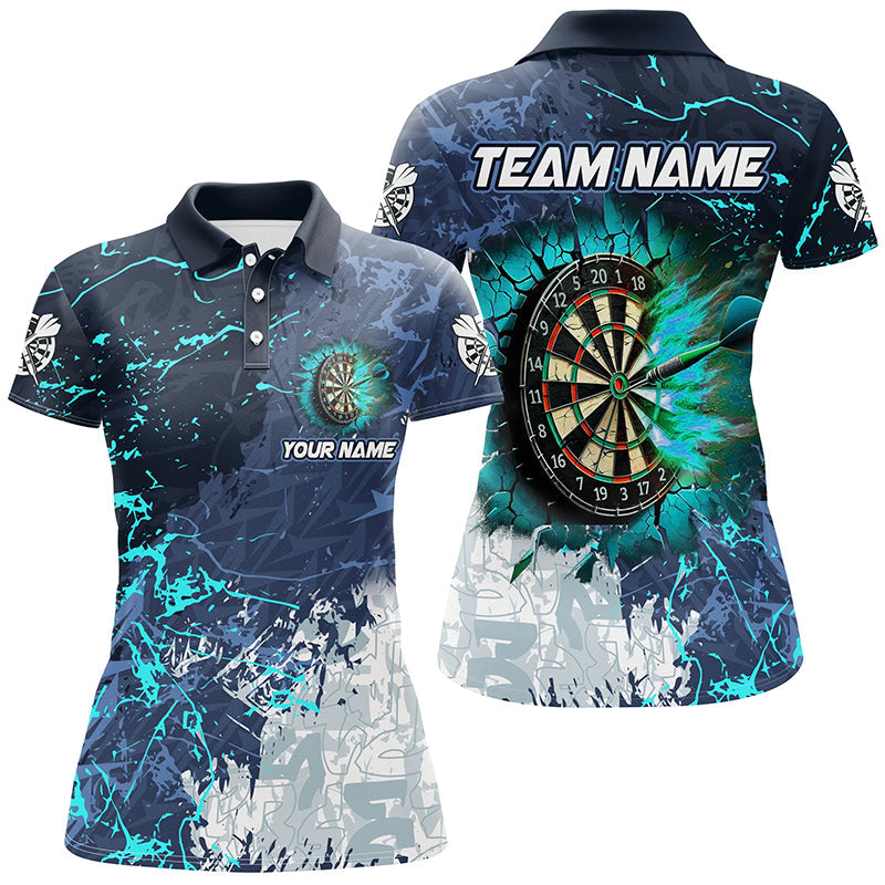 Grunge Break Dartboard Custom 3D Printed Darts, Best Darts Apparel Team