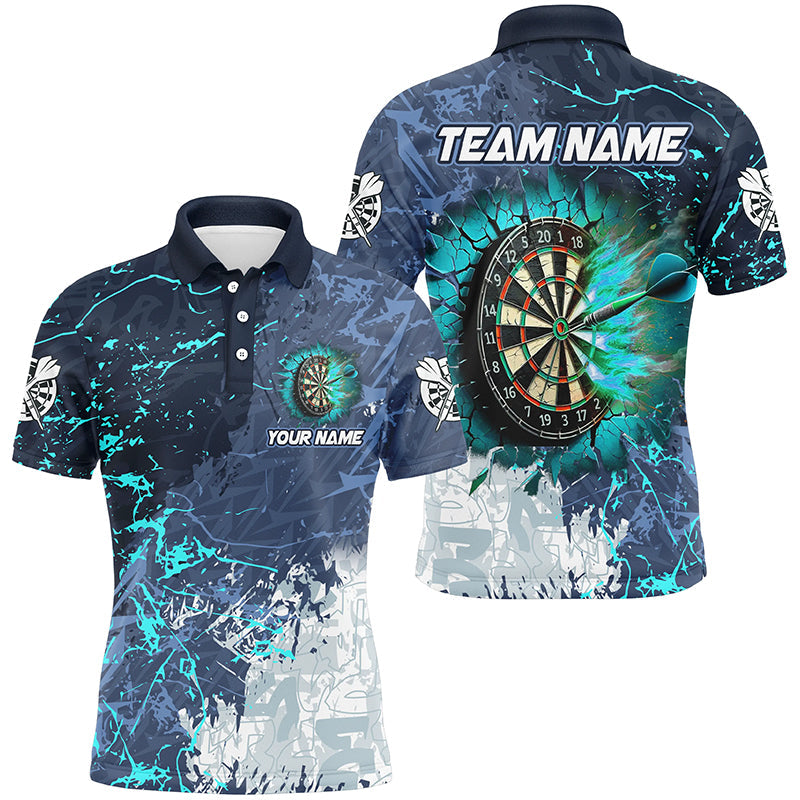 Grunge Break Dartboard Custom 3D Printed Darts, Best Darts Apparel Team