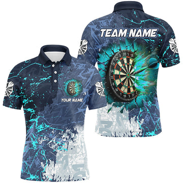 Grunge Break Dartboard Custom 3D Printed Darts, Best Darts Apparel Team