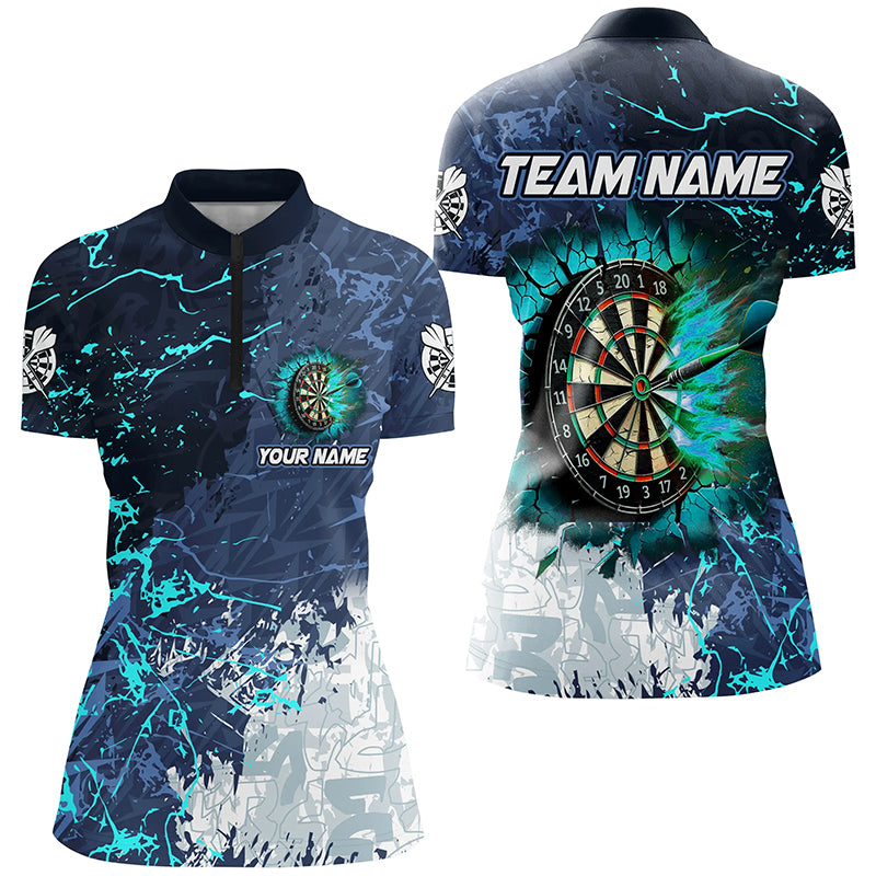 Grunge Break Dartboard Custom 3D Printed Darts, Best Darts Apparel Team