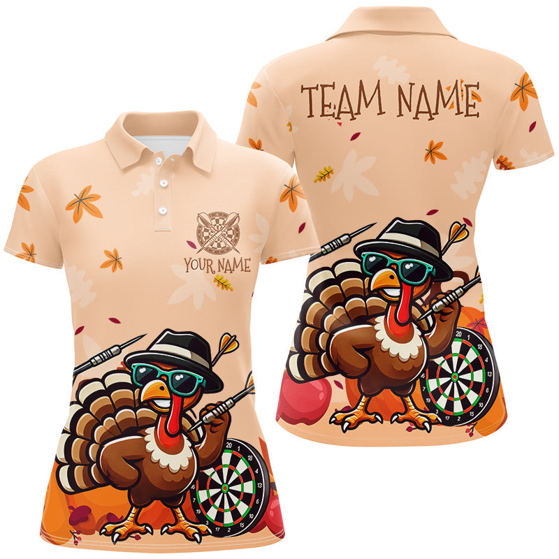 Orange Funny Turkey Autumn Men Darts Custom Thanksgiving Gift For Darts Lover