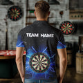 Grunge Black Blue Thunder Lightning Darts and Custom Dart Dart