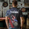 Personalized American Flag Dartboard Waving Men Darts Custom Patriotic Darts Team