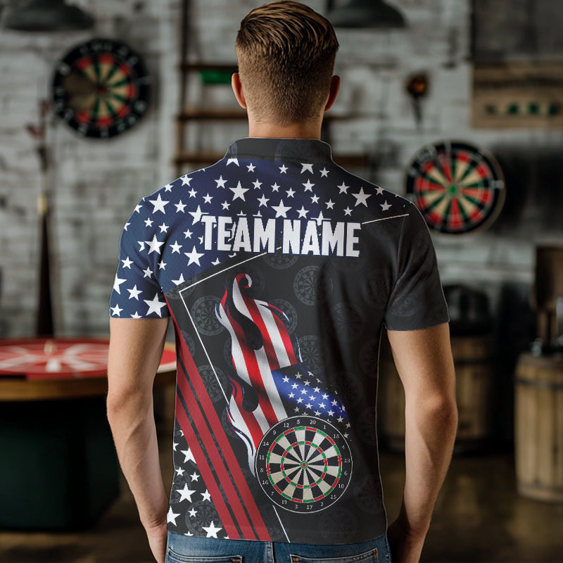 Personalized American Flag Dartboard Waving Men Darts Custom Patriotic Darts Team