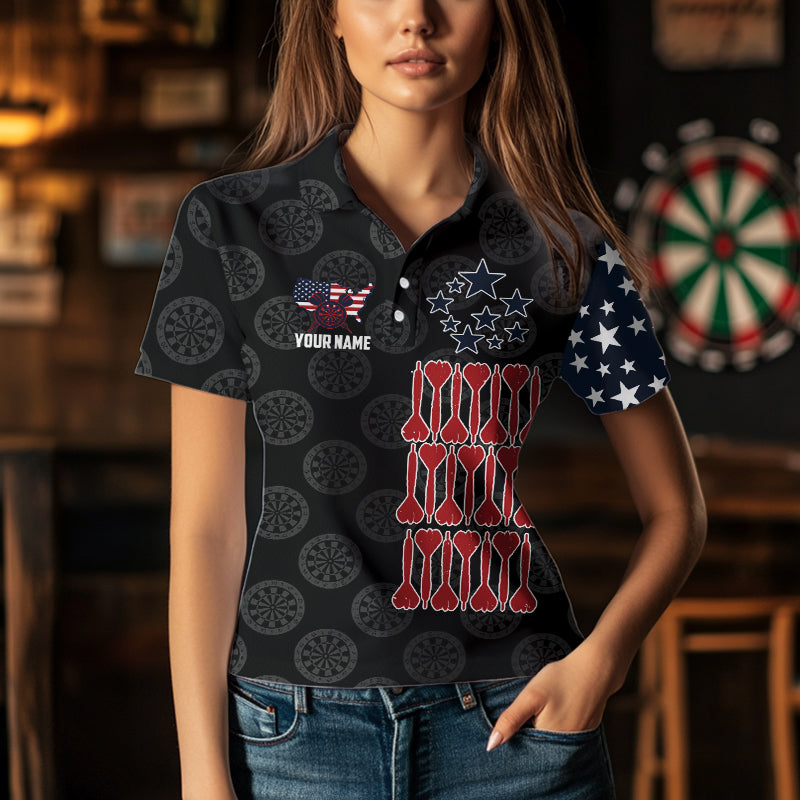 Personalized American Flag Dartboard Waving Men Darts Custom Patriotic Darts Team