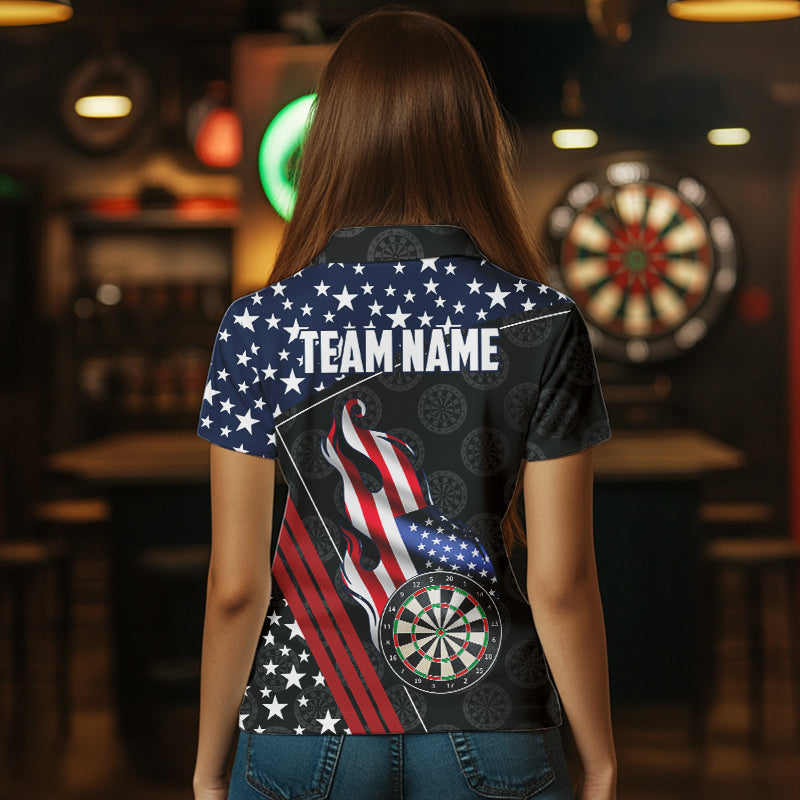 Personalized American Flag Dartboard Waving Men Darts Custom Patriotic Darts Team