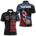 Personalized American Flag Dartboard Waving Men Darts Custom Patriotic Darts Team