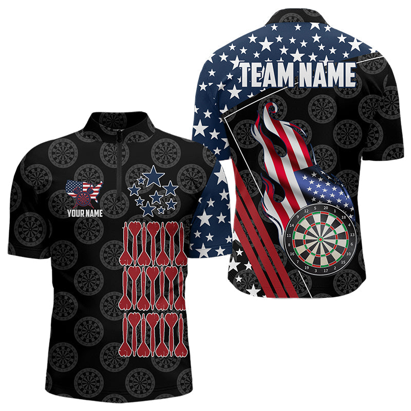 Personalized American Flag Dartboard Waving Men Darts Custom Patriotic Darts Team
