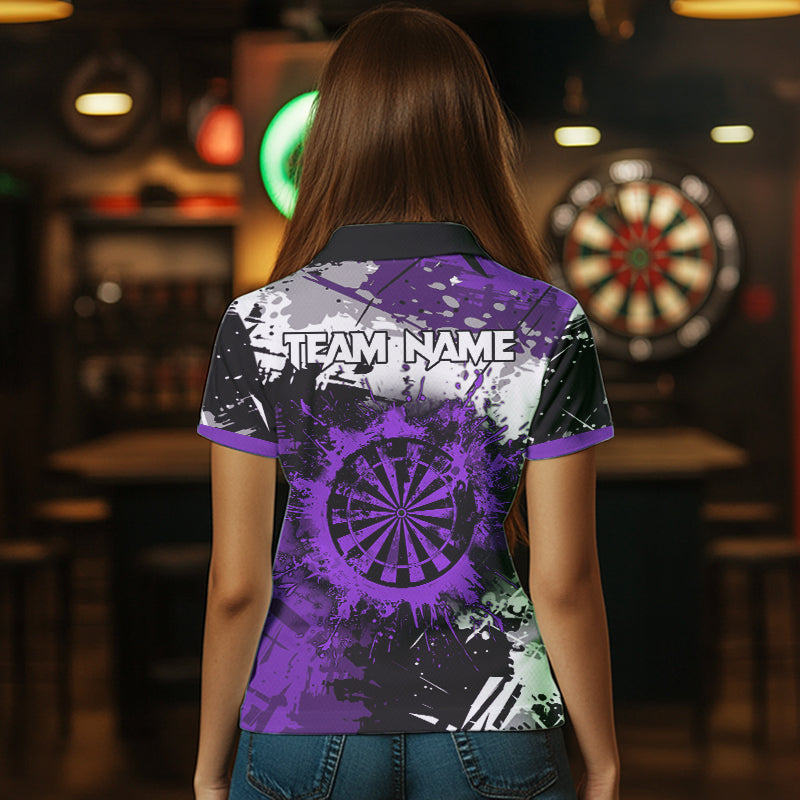 Grunge Purple Paint Splash Dart and Custom Dart Darts