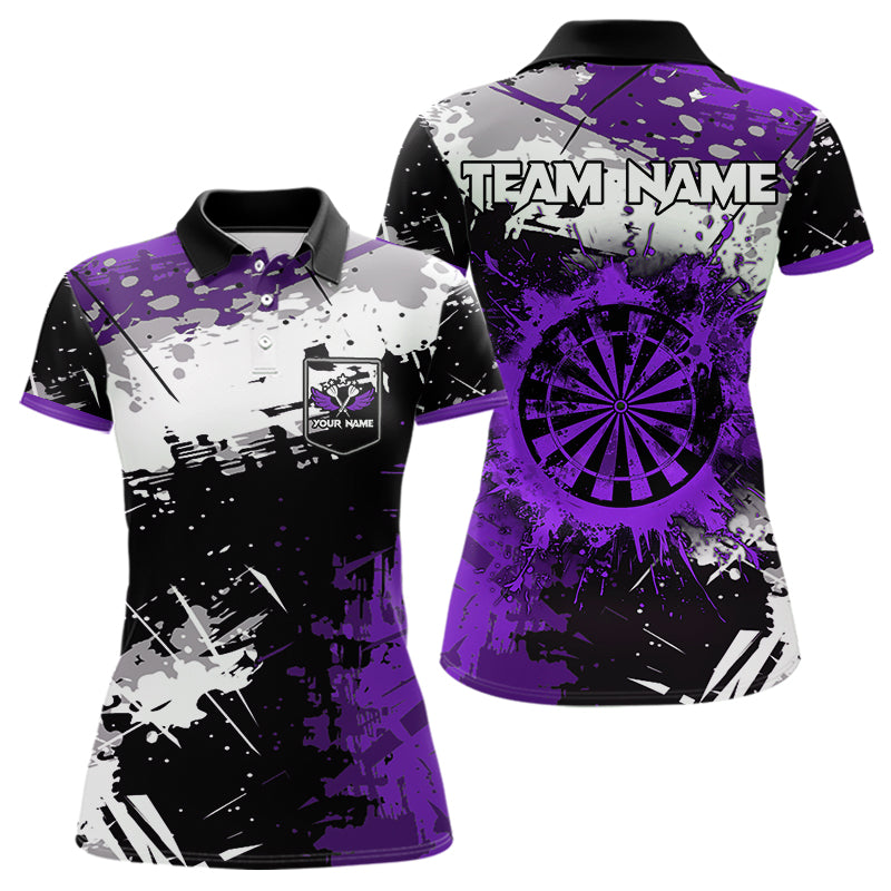 Grunge Purple Paint Splash Dart and Custom Dart Darts